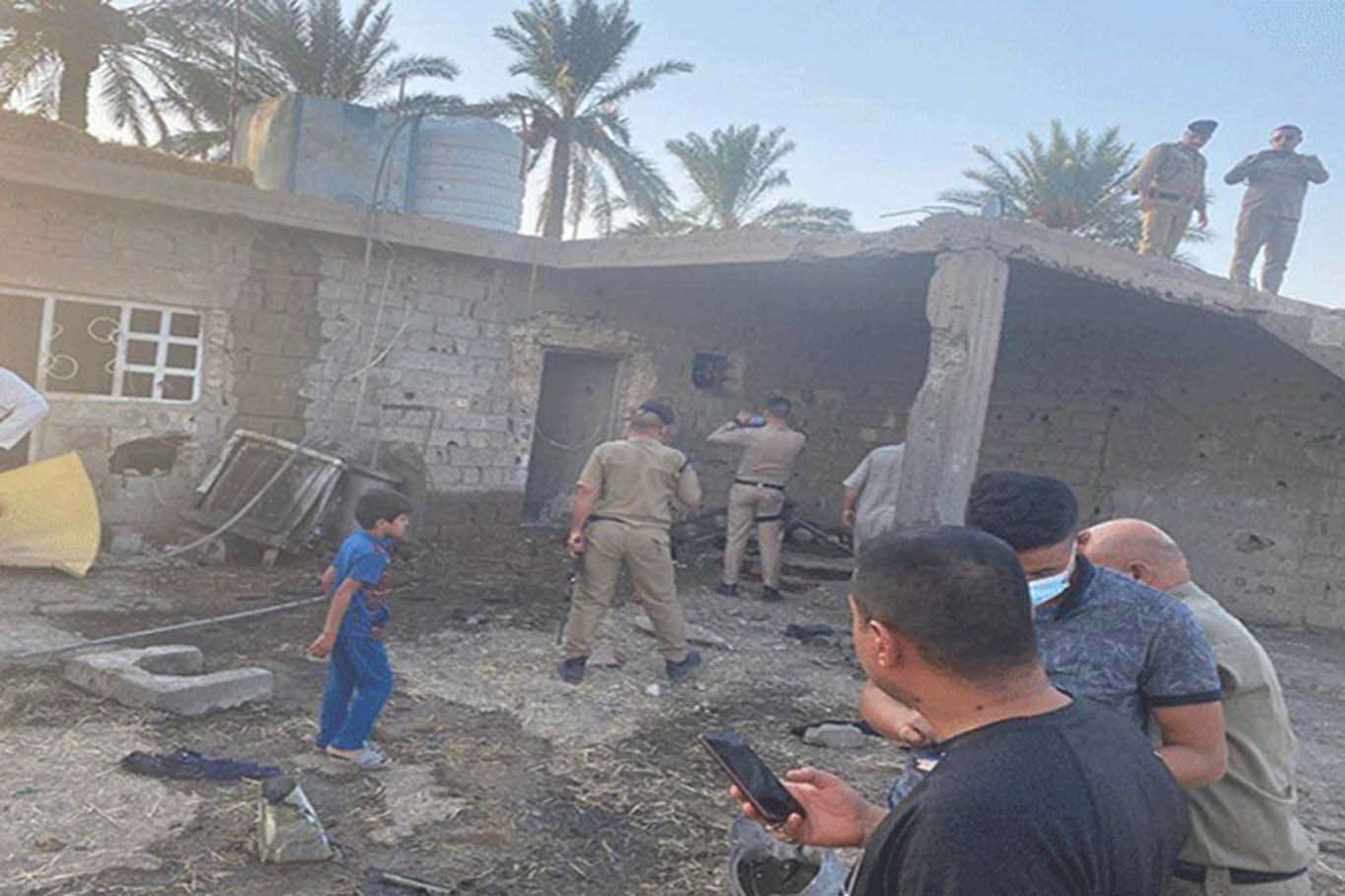 Bağdat'ta bir eve katyuşa füzesi isabet etti: 7 Ölü